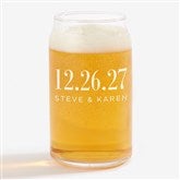 Personalized Wedding Favor Glasses - The Big Day - 23609