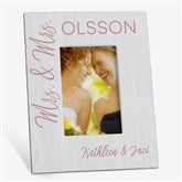 Personalized Wedding Box Picture Frame - Stamped Elegance - 23638