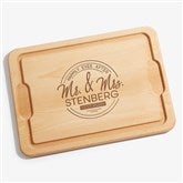 Stamped Elegance Personalized Maple Cutting Boards - 23797