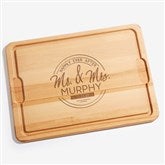 Stamped Elegance Personalized Maple Cutting Boards - 23797