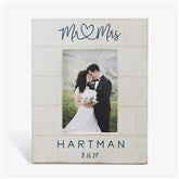 Infinite Love Personalized Wedding Shiplap Picture Frame - 24003