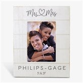 Infinite Love Personalized Wedding Shiplap Picture Frame - 24003