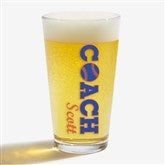 Personalized Coach Beer Glasses - 24016