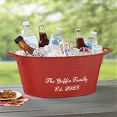 Red Beverage Tub