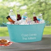 Teal Beverage Tub