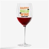 Personalized Halloween Wine Glasses - Lets Get Smashed - 24172