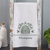 Green Design Tea Towel