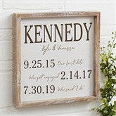 12x12 Whitewashed Frame