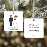 Wedding Couple Personalized Ornaments by philoSophies - 24565