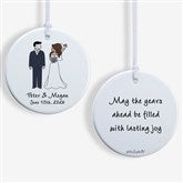 Wedding Couple Personalized Ornaments by philoSophies - 24565