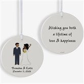 Wedding Couple Personalized Ornaments by philoSophies - 24565