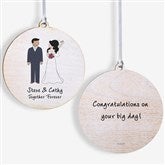 Wedding Couple Personalized Ornaments by philoSophies - 24565