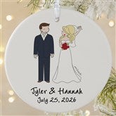 Wedding Couple Personalized Ornaments by philoSophies - 24565
