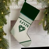 Nordic Noel Personalized Christmas Stockings - 24599