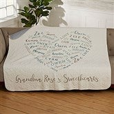 Motocross Sister Heart Cozy Plush Fleece Blanket - 50x60