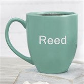 14 oz. Aqua Ceramic Mug
