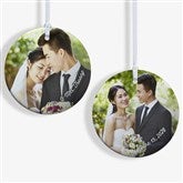 Wedding Photo Memories Personalized Photo Ornaments - 24917