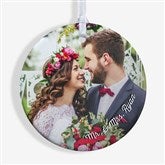 Wedding Photo Memories Personalized Photo Ornaments - 24917