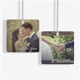Wedding Photo Memories Personalized Photo Ornaments - 24917