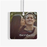 Cute Couple Photo Memories Personalized Photo Ornaments - 24918