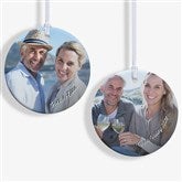 Cute Couple Photo Memories Personalized Photo Ornaments - 24918