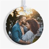 Cute Couple Photo Memories Personalized Photo Ornaments - 24918