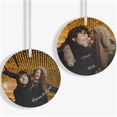 Cute Couple Photo Memories Personalized Photo Ornaments - 24918