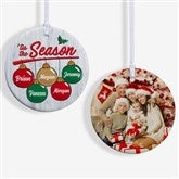 Tis the Season Personalized Family Ornaments - 24923