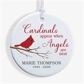 Personalized Cardinal Memorial Ornaments - 24928