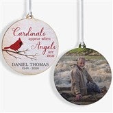 Personalized Cardinal Memorial Ornaments - 24928