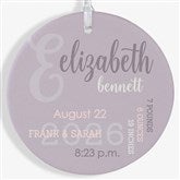 All About Baby Girl Personalized Christmas Ornaments - 24929