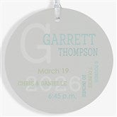All About Baby Boy Personalized Christmas Ornaments - 24981
