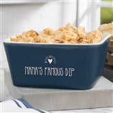 Navy Square Bowl