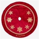 Burgundy Tree Skirt