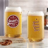 16 oz. Beer Can Glass