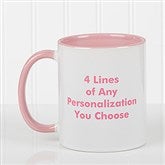 11 oz. Pink Mug