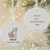 Personalized Bulldog Ornament by philoSophies - 25465