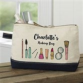 Navy Make-Up Bag