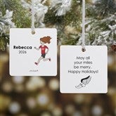 Personalized Cross Country Runner Ornaments by philoSophies - 25560