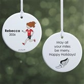 Personalized Cross Country Runner Ornaments by philoSophies - 25560