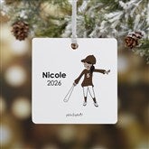 Personalized Softball Player Christmas Ornaments by philoSophies - 25571
