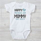 Personalised baby bodysuit vest grow our 1st  Mothers day Mummy present gift FDC 