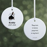 Personalized Collie Memorial Ornaments by philoSophies - 25779