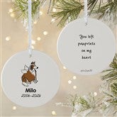 Personalized Collie Memorial Ornaments by philoSophies - 25779