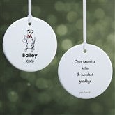 Personalized Dalmatian Memorial Ornaments by philoSophies - 25780