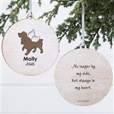Personalized Cocker Spaniel Memorial Ornaments by philoSophies - 25782
