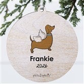 Personalized Dachshund Memorial Ornaments by philoSophies - 25784