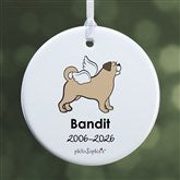 Personalized Puggle Memorial Ornaments by philoSophies - 25785