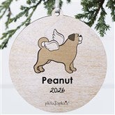Personalized Puggle Memorial Ornaments by philoSophies - 25785