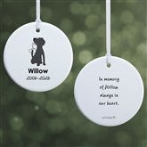 Personalized Labrador Memorial Ornaments by philoSophies - 25786